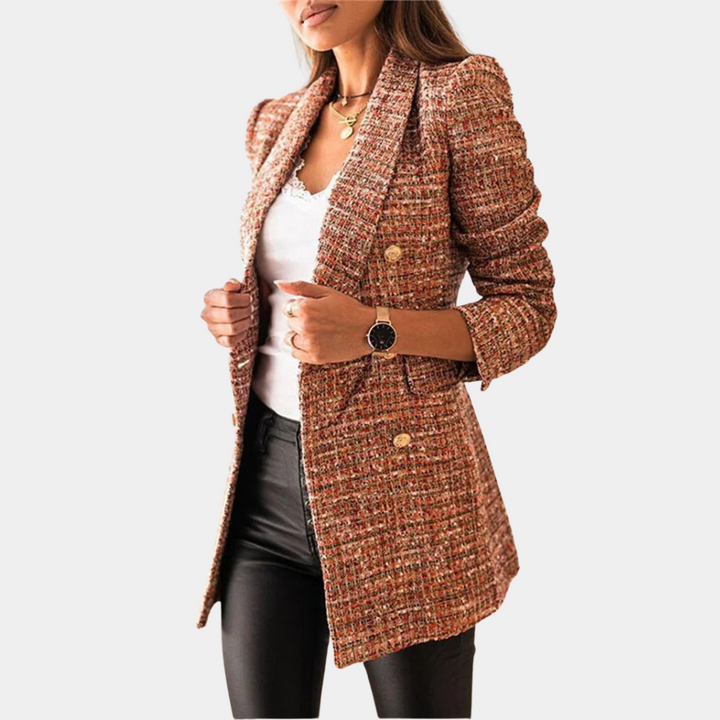 Versatile women’s blazer – chic tailored design, durable fabric, for work or casual outings