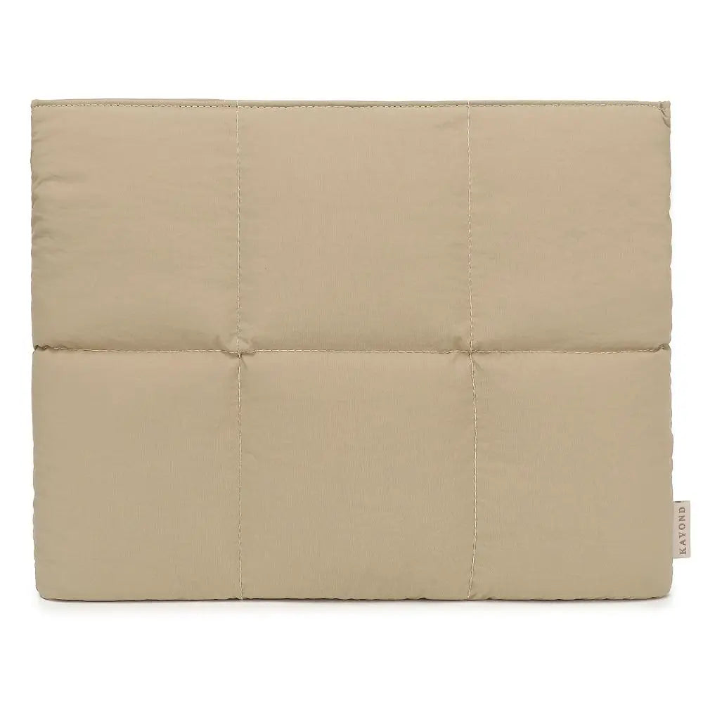 Water-Resistant Quilted Laptop Sleeve with Plush Padding and Shockproof Protection for 14-16 Inch Devices