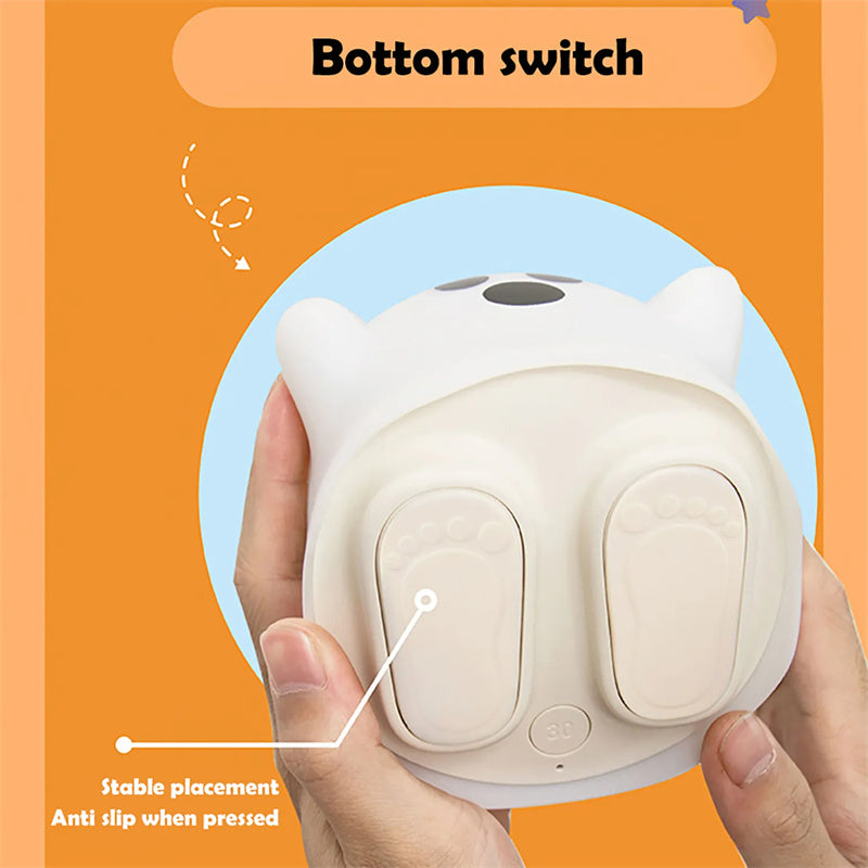 Silicone Night Light Touch Lamp Bedside Cute Halloween