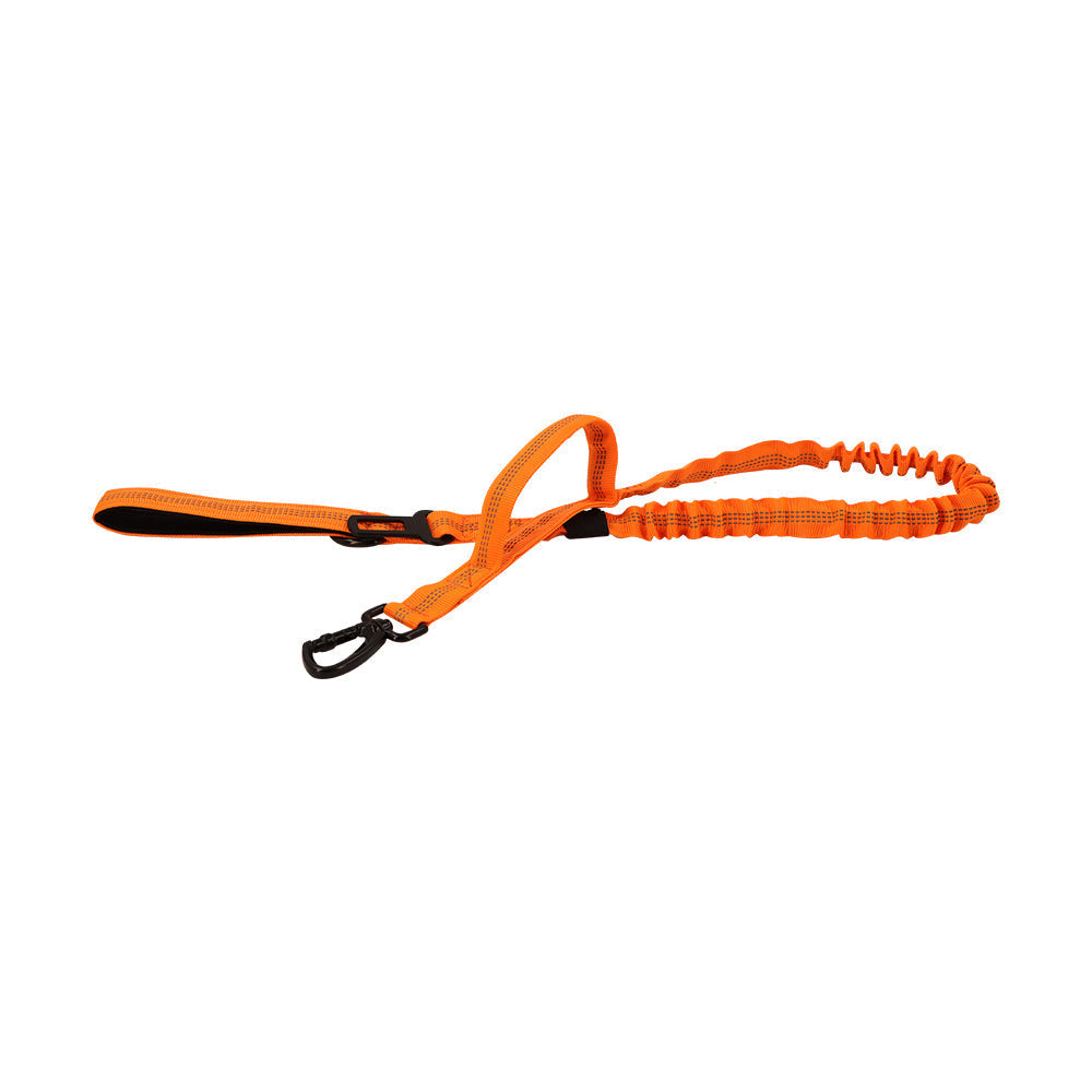 Dog Leash Tactical Fall 2025 Double-Handle Padded Bungee Center 69-Inch Extendable With Seatbelt Attachment