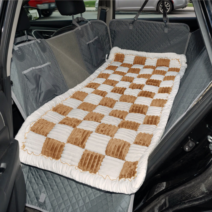 Car Seat Cover Hammock Waterproof Protector With Storage Pockets And Mesh Window For Cars And Trucks Fall 2025 Gift