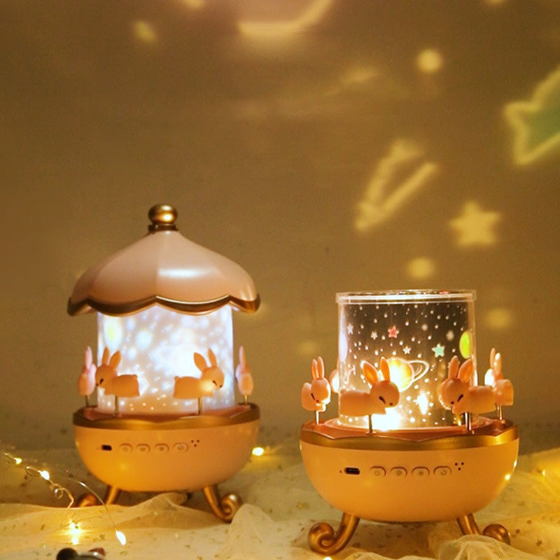 Upgraded Projector Night Light - 12 Themes, Bluetooth, Calming Glow for Kids