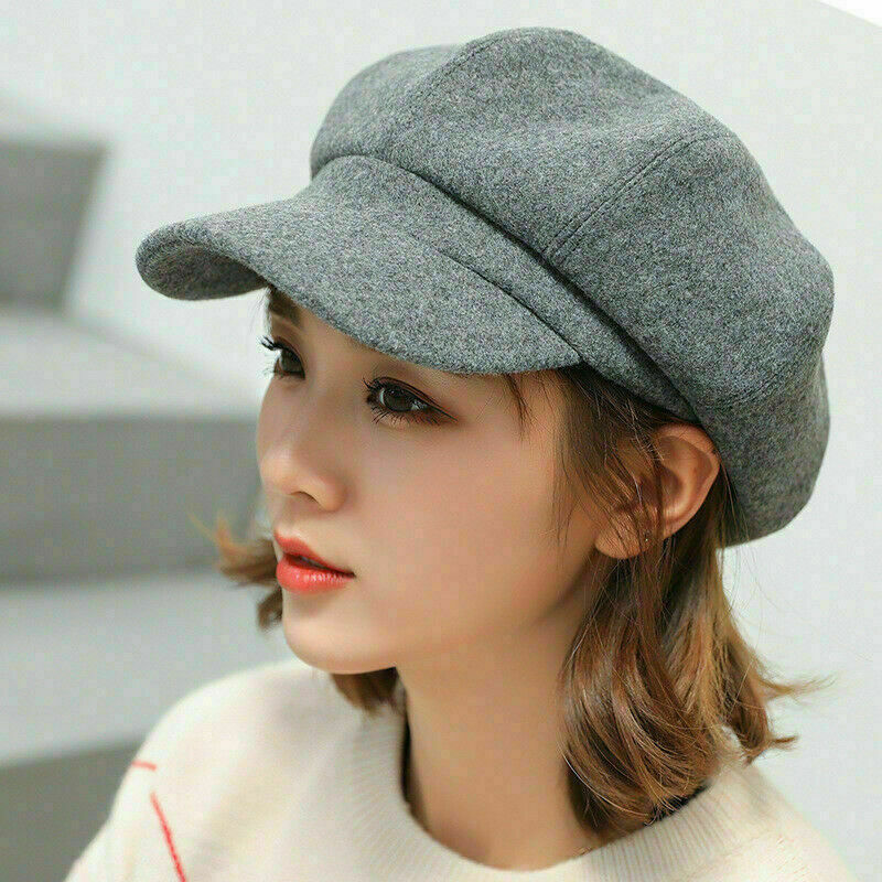 Warm Cozy Women’s Balloon Hat - Vintage Rounded Cotton