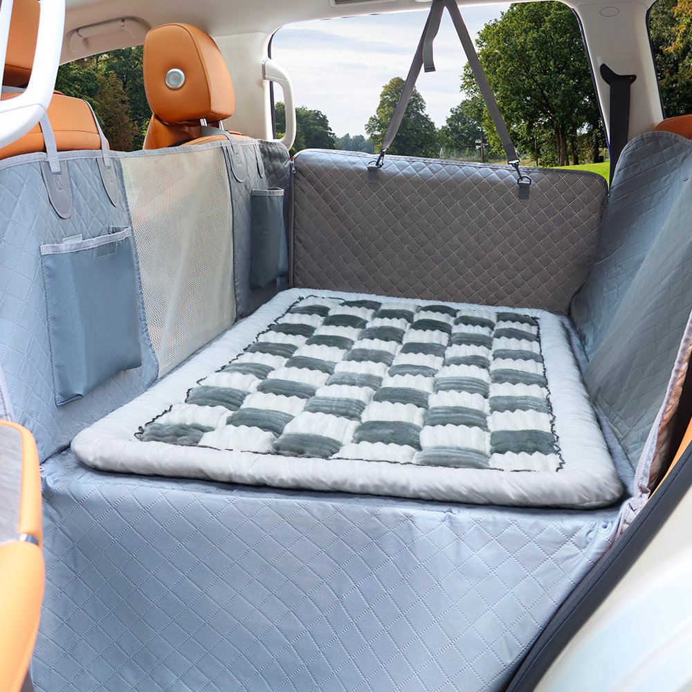 Backseat Dog Bed Large Plush Pet Car Seat Bed For Cozy Rides Fall 2025 Travel Must Have Mess Free