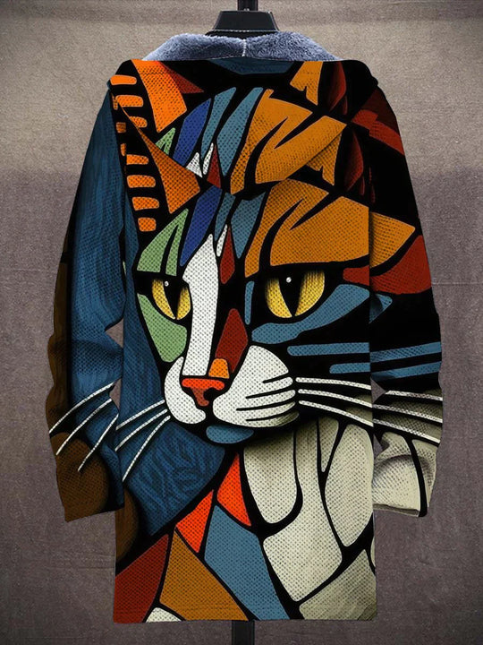 Soft Cozy Pullover - Hooded Zip, Fleece, For Cat Lovers