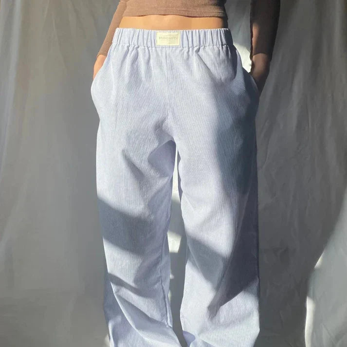 Flowing Linen Pants for Women - Elegant Summer Style, Comfortable Fit, Casual Chic Pants