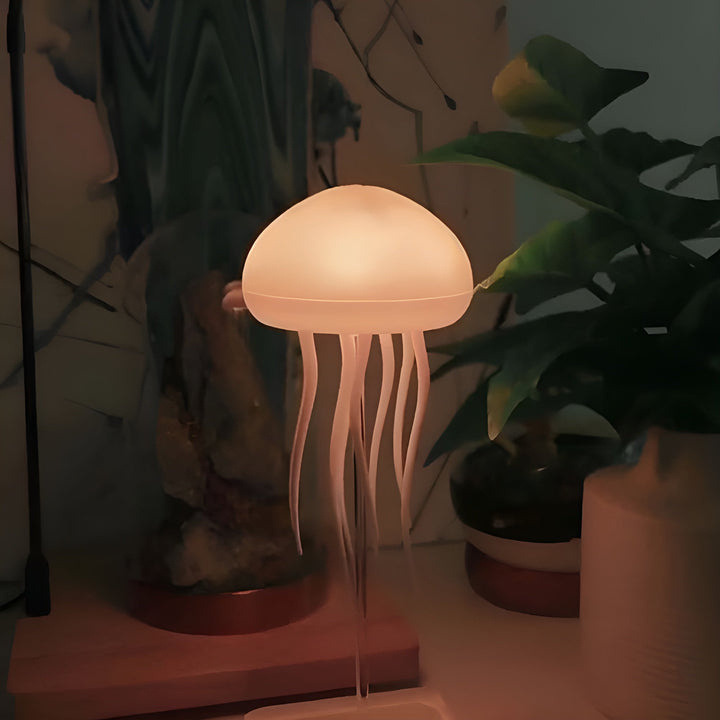 LED Jellyfish Lamp – colour-Changing RGB Voice-Activated Night Light