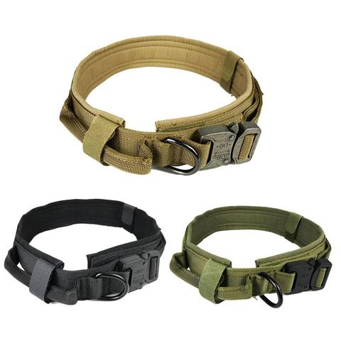 Dog Collar Tactical K9 With Patch Panel Top Handle Training And Control Fall 2025