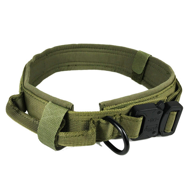 Dog Collar Tactical K9 With Patch Panel Top Handle Training And Control Fall 2025