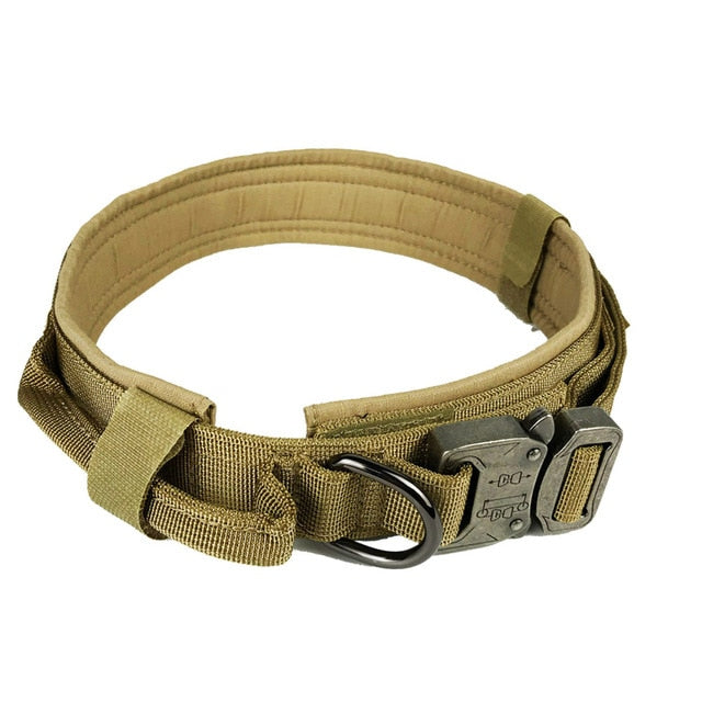 Dog Collar Tactical K9 With Patch Panel Top Handle Training And Control Fall 2025
