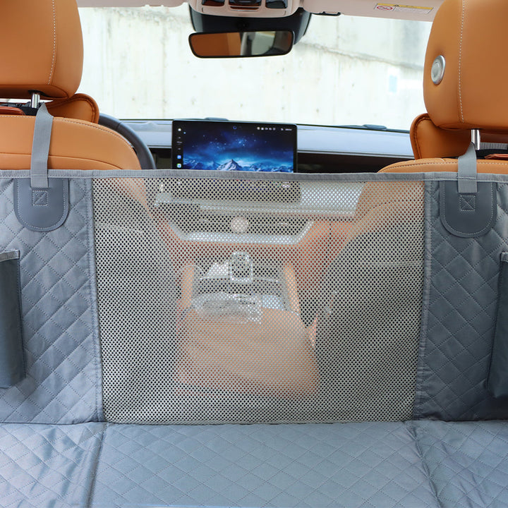 Car Seat Cover Hammock Waterproof Protector With Storage Pockets And Mesh Window For Cars And Trucks Fall 2025 Gift