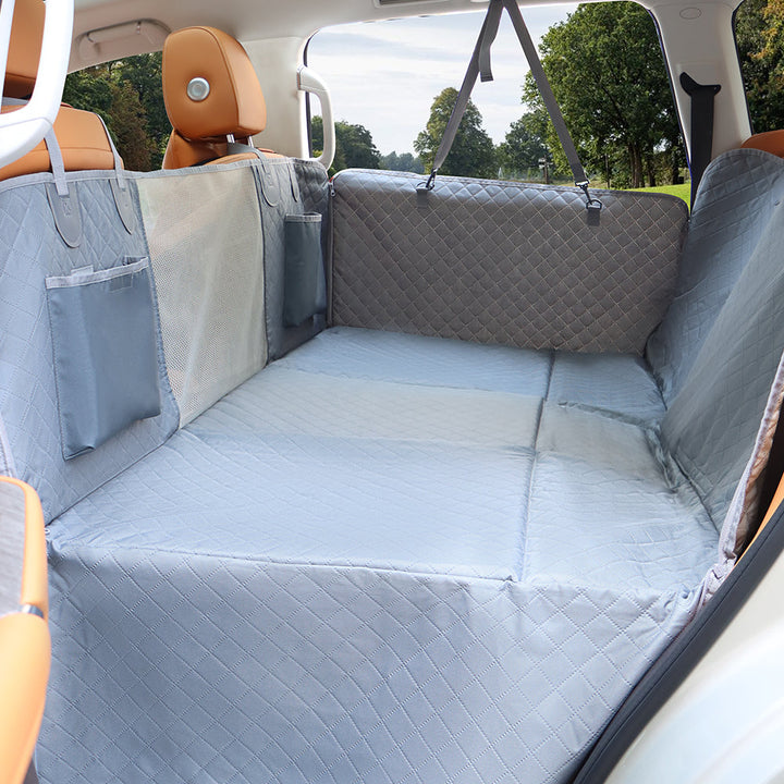 Car Seat Cover Hammock Waterproof Protector With Storage Pockets And Mesh Window For Cars And Trucks Fall 2025 Gift