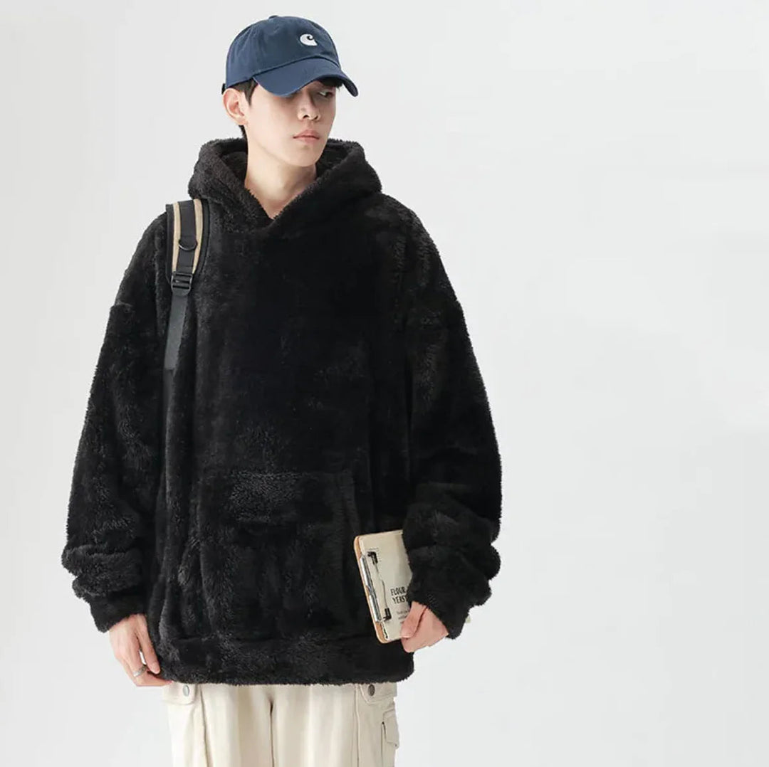 Cozy Fluff Hoodie: Ultra-Soft Comfort for Winter Chill