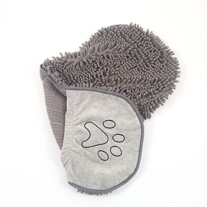 Dog Towel Wrap With Hand Pockets Quick Dry Microfiber For Pets Soft Absorbent Bath Wrap Fall 2025 Cozy Gift