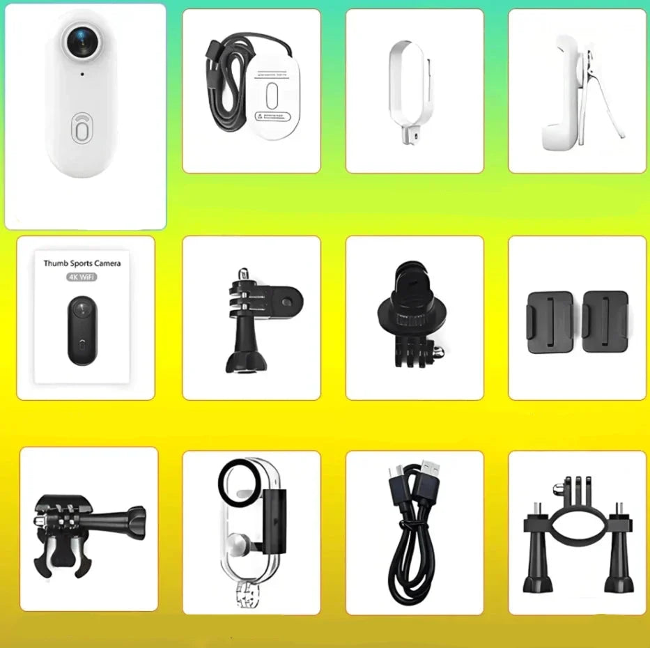 Action Camera Mini 4K 1080P Helmet And Bike Mount WiFi Full HD Sports Cam Summer 2026 Gear For Action Sports